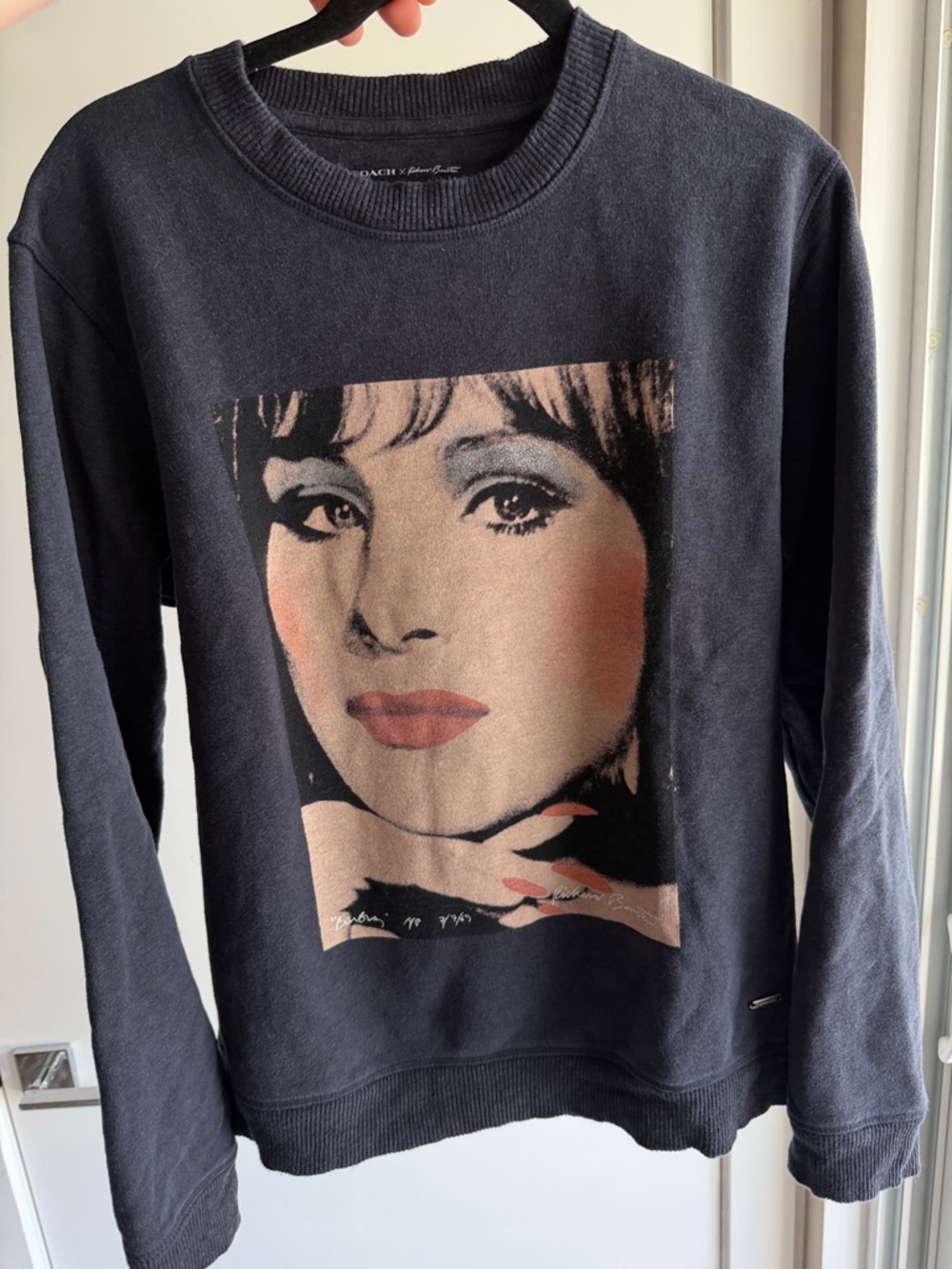 Coach x Richard Bernstein Sweatshirt adult Large Barbra Streisand